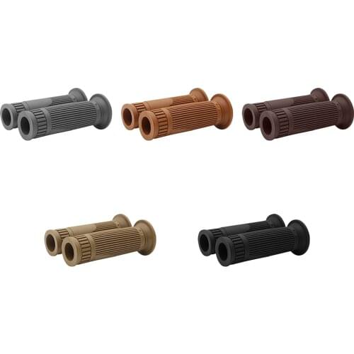 1 Pair Motorcycle Grip Protaper Dirt Pit Motorcycle Handlebar Grips Retro Rubber 22mm Motorbike Handle Bar Grips