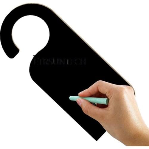 120pcs 2 Sided Blackboard Do Not Disturb Door Hanger Sign Style Decal Home Shop Store Bedroom Art