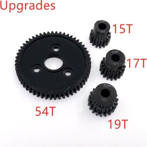 15T 17T 19T 54T 0.8M 5mm Hole Heavy Duty Hardened Steel Spur Gear For HQ 7271/10 SUMMIT E-REVO Car Truck Spare Parts Access