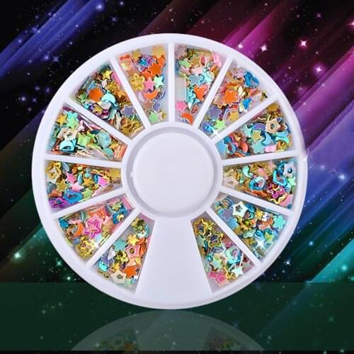 20G/Box 3D Decal Stickers Nail Art Tip DIY Decoration Stamping Manicure Transfer Decals Acrylic Designs Back Glue Adhesive