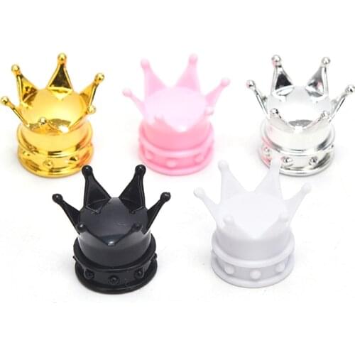 4Pcs Car Motorcycle Bicycle Air Cover Auto Airtight Stems Cover Crown Styling Universal Wheel Tire Valve Caps