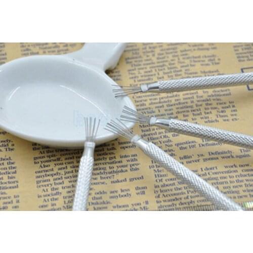 50pcs 7 Pin Feather Wire Texture & Pro Needle Pottery Clay Tools Set Ceramics Sculpting Modeling Tool Pottery Texture Brush