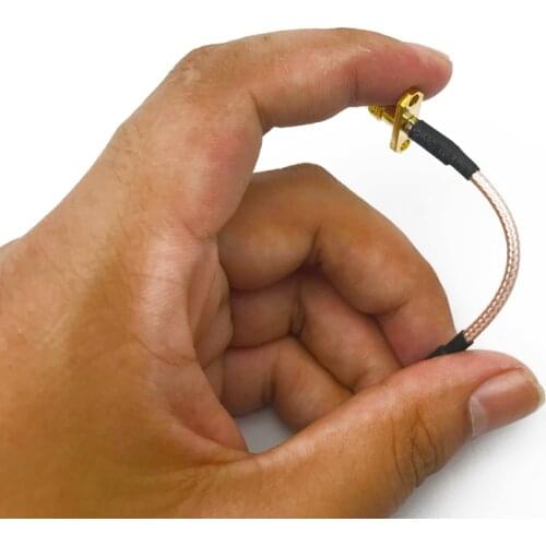 85mm MMCX To SMA RP-SMA Female Flange FPV Antenna Extension Cord Cable with Holder for RC Drone FPV Racing