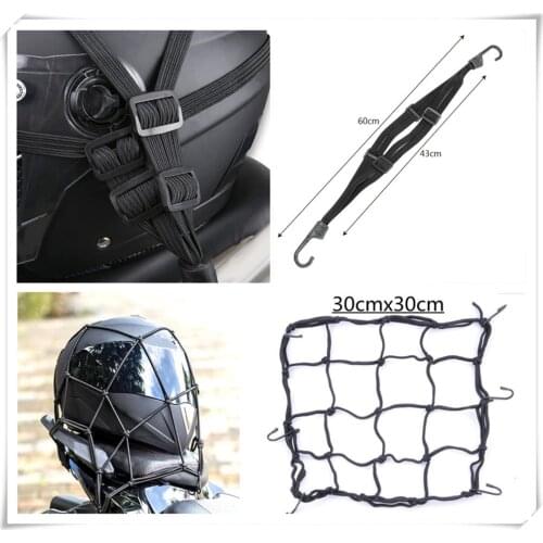 Motorcycle accessories mesh hook storage luggage cargo helmet net for Kawasaki ZZR600 Z900 Z650 VERSYS 1000 VULCAN S 650cc Z750
