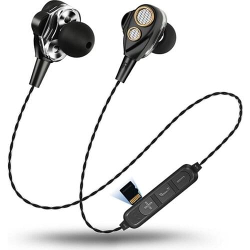 Bluetooth 4.1Wireless Headset Earphone 4 Speakers 6D Surround Stereo In-Ear Earbuds Headset Bluetooth Earphone Support TF card