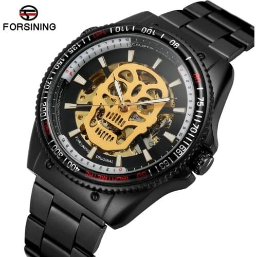 Men Skeleton Automatic Mechanical Watch Montre Homme Man Watches Top Brand Luxury Montre Homme Clock Men Relogio Masculino