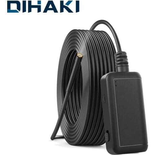 2M 5.5mm Endoscope Camera Rechargeable IP67 Waterproof Support WIFI 5 Million Pixels 6LED Brightness Adjustable Micro Borescope