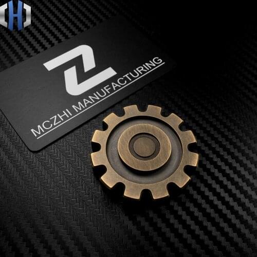 Classic Mechanical Wind "gear" TC4 Titanium Alloy Fingertip Gyro