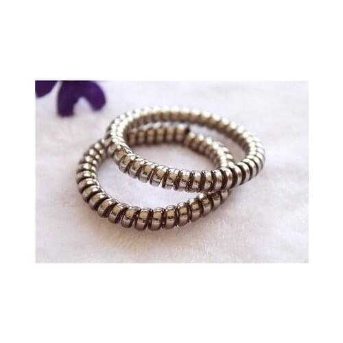 2pcs Colorful Ponytail Band Women Hair Accessories Telephone Wire Hair Scrunchies Girl Headdress Plastic Elastic Hairband Gift