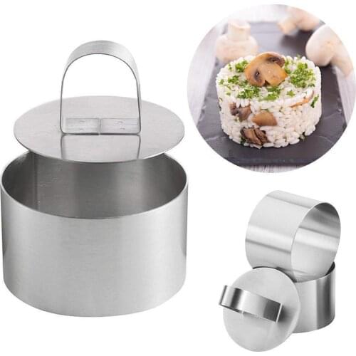3D Round Cake Molds For DIY Bakeware Cake Molds Cupcake Mold Salad Dessert Die Mousse Ring Steel Cake Decorting Tools