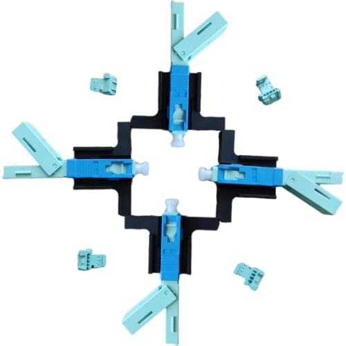 Best Price 100 PCS SC UPC Fast Connector Single-Mode Connector FTTH Tool Cold Connector Tool Fiber Optic Fast Connnector 53mm