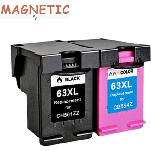 Magnetic Compatible Ink cartridge for HP63 63XL for HP Deskejt 1112 2130 2132 3630 Officejet 3830 4650 4652 Envy 4516 4512 4520
