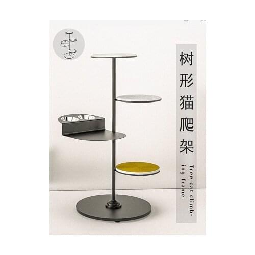 2020 latest wrought iron pet cat climbing frame cat litter cat toy cat jumping platform