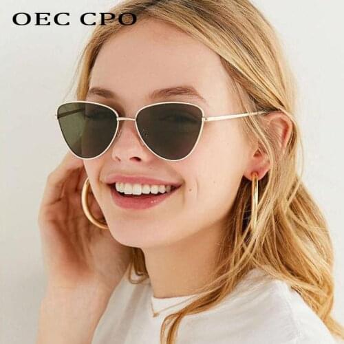 Sexy Small Vintage Cat Eye Sunglasses Women Vintage Red Black Sun Glasses Ladies Cat eyes glass Retro Glasses Oculos de sol