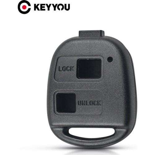 KEYYOU Remote Car Key Shell + Pad For Lexus RX300 ES300 LS400 GX460 For Toyota Corolla Land Cruiser YARIS CAMRY RAV4 2/3 Buttons
