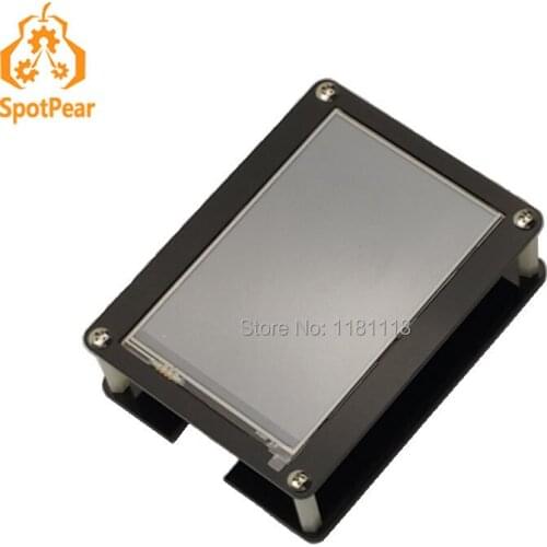 Raspberry Pi 3 model B+/2B+/4B 4 inch LCD Display Module 480*320 Touchscreen with case bigger than Raspberry Pi 3.5inch LCD