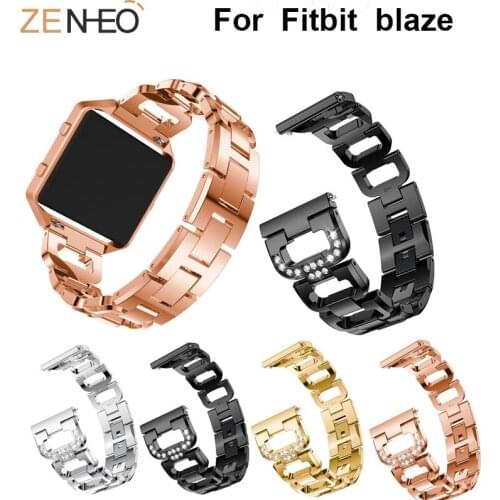 Luxury metal Watchband For Fitbit blaze watch Wrist Smart Watch Bands alloy Strap new Bracelet Links For Fitbit blaze wristbands