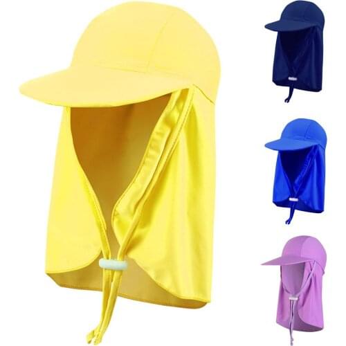 High Quality Kids Men Women Faux Fur Ear Flap Hat Cap Windproof Anti-UV suitable for Summer outdoor playing