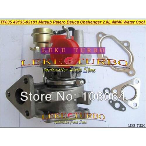Water Cooled Turbo TF035HM-12T 49135-03100 49135 03100 4913503100 Turbocharger For Mitsubishi PAJERO Delica Challenger 4M40 2.8L