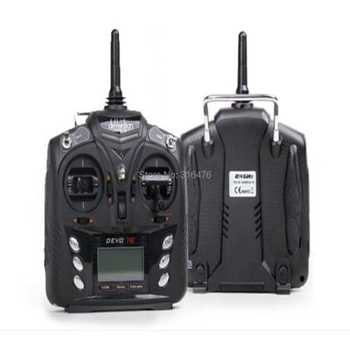 Walkera Devo 7E 7CH 2.4G DSSS Radio Control Transmitter Mode 2 Without Receiver