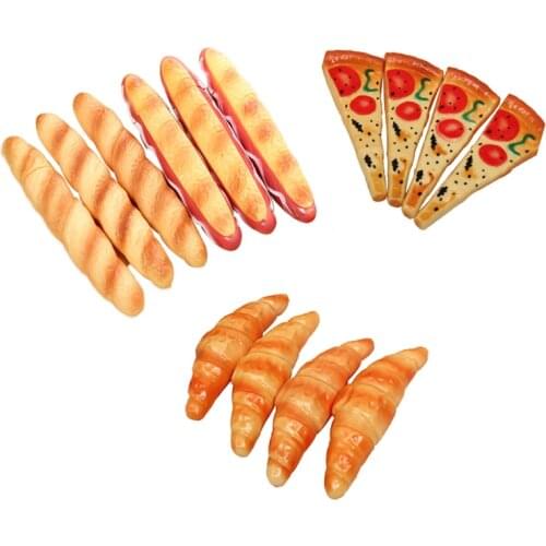 Funny Pizza Ballpoint Pen Creative Imitation Bread Ballpoint Pen Stationery Pizza Hot Dog Bread Ballpoint Pen