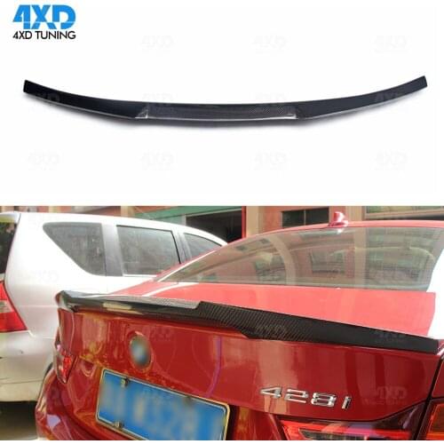 Carbon Fiber Rear Spoiler For BMW F32 Coupe Rear Trunk Spoiler Wing 420I 428I 435I New M4 Style 2014 2015 2016 2017 2018 2019