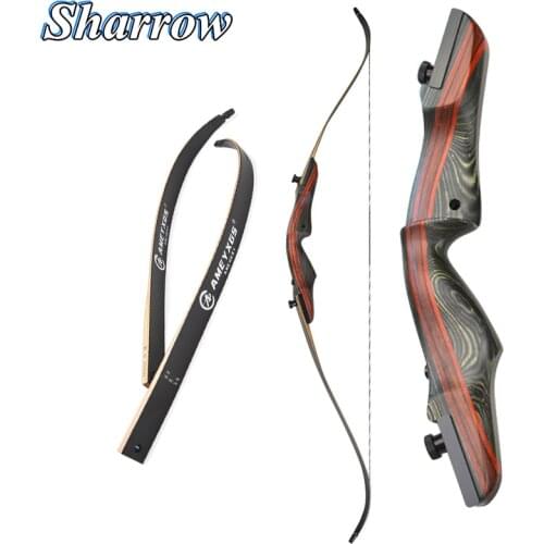 62" Recurve Bow 20-50lbs Takedown Wood Bow Archery Hunting Longbow High-strength Maple, American Hunting Bow for Shooting