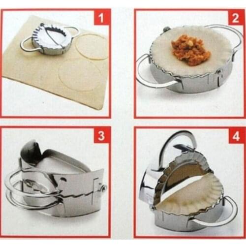 Dumpling Mould Dumplings Artifact Manual Stainless Steel Dumplings Mold Kitchen Small Tools Ravioli Dumplings Maker
