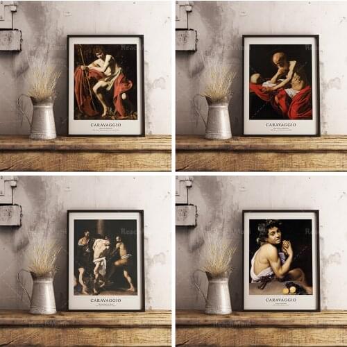 Caravaggio poster print-Baroque wall art-Renaissance artists house decoration