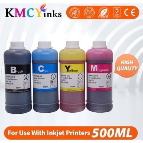 KMCYinks 500ML Universal Dye Ink for Canon PG-450 PG-550 PG-250 PG-150 PG-570 PG-470 CL-451 CL-551 CL-251 CL-471 Printer Ink