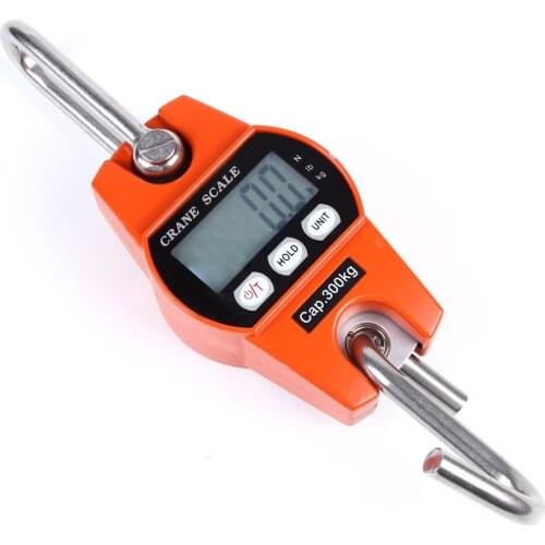 Mini LCD Digital 300kg Portable Industrial Electronic Heavy Duty Weight Hook Crane Hanging Scale