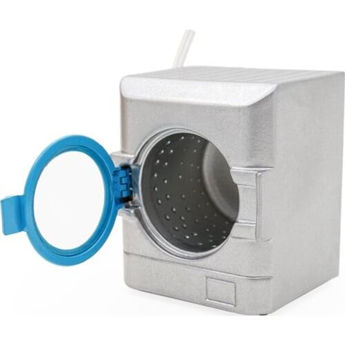 Odoria 1:12 Miniature Washing Machine Metal Furniture Model Bathroom Room Home Set Dollhouse Accessories Doll House Decoration