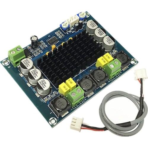 High Power Digital Amplifiers Module Dual-Channel Amplificador 2*120W Board Sound Amplifier Audio for Speakers Stereo