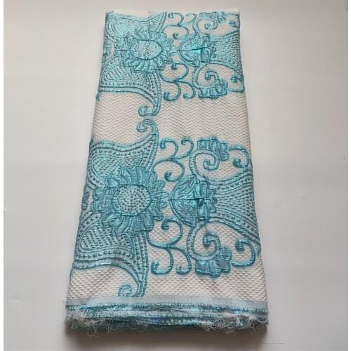 Nigeria Lace Fabric 2021 High Quality Brocade Jacquard Lace Bridal Material African Brocade Lace Fabric Wedding Dress ZP121