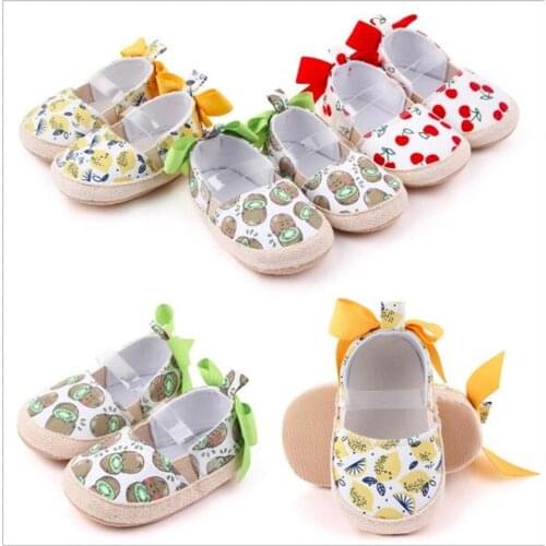 New Baby Shoes Lovely Bowknot Newborn Girl Casual Shoes Soft Sole Infants First Walker Baby Cotton Crib Shoes