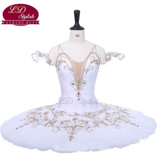 New Arrival Adult White Classical Ballet Tutu Costumes The Remonda Performance Competition Stage Wear Girls Ballet Dresses