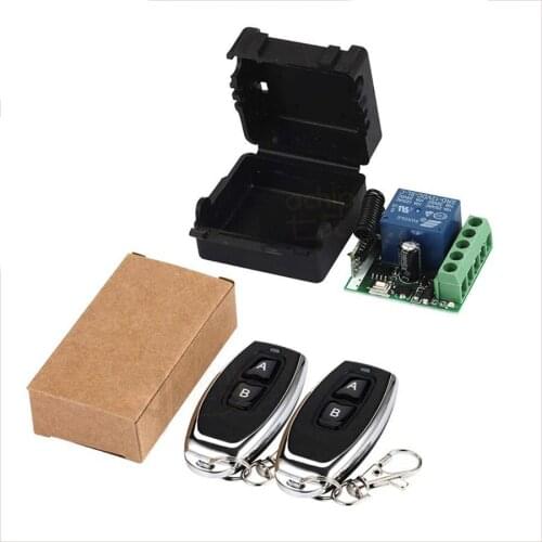 12V single wireless remote control switch access control luminaire can delay the wall remote launch control 433mhz