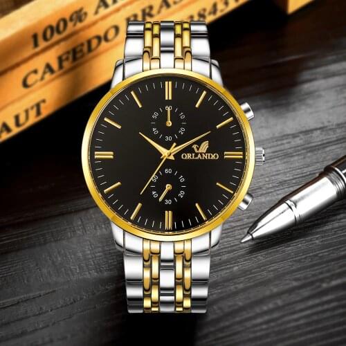 Hot Mens Watch Fashion Luxury Stainless Steel Watch Men Reloj Hombre Sports Watch for Men Erkek Kol Saati Mens Wrist Watches