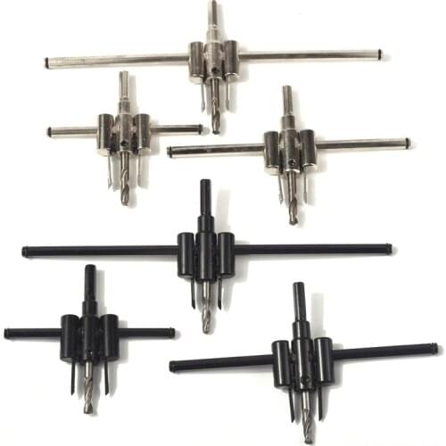 Adjustable Metal Wood Circle Hole Saw Drill Bit Cutter Kit DIY Tool 30mm-120mm Black Alloy blade 30mm-200mm 30mm-300mm