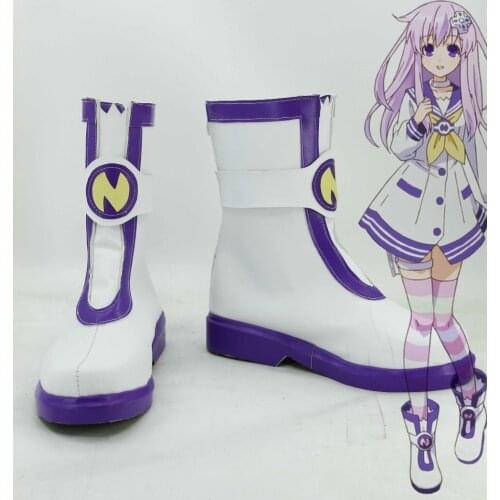Hyperdimension Neptunia cosplay Nepgear Anime Party Boots high quality Tailor-Made