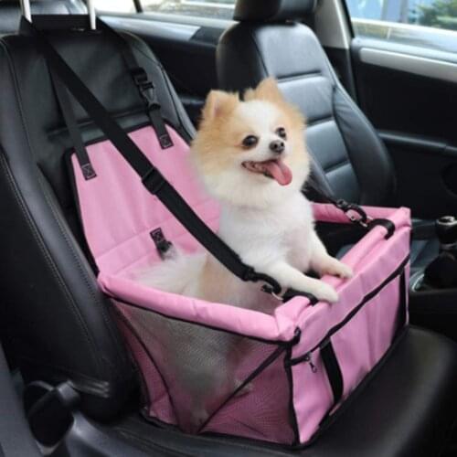 Pet Dog Car Carrier Seat Bag Waterproof Basket Folding Hammock Pet Carriers Bag for Small Cat Dog Safety Travelling Car Seat Bag