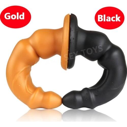 Super Soft Huge Anal Plug Dildo Silicone Prostate Massage Anus Dilator Vagina Masturbation Adult Erotic Anal Toys For Men Women