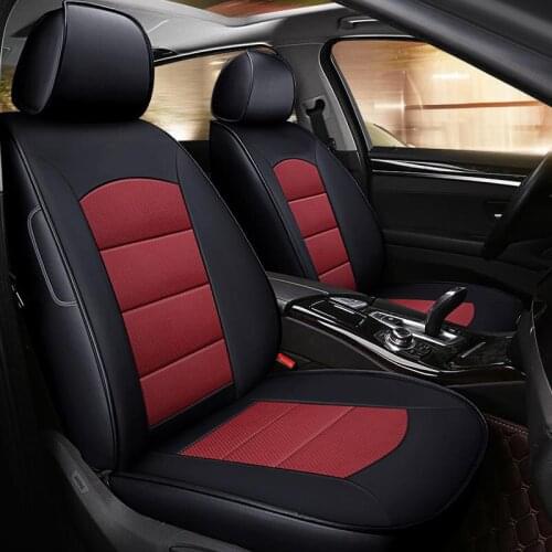 AUSFTORER Cowhide Cover Seat for Land Rover Range Rover Sport Automobiles Seat Covers Leather Seat Cushion Accessories 2006-2019