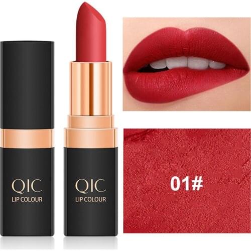 1Pcs Lipstick Moisturizing Waterproof Long-Lasting 6 Colors Not Easy To Fade Non-Stick Cup Brighten Skin Tone Beauty Lip Makeup
