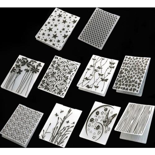 1Pcs Craft Card Making Wedding Decoration Plastic Template Photo Album Paper Cards Scrapbooking Embossing Folder