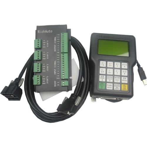 RICHAUTO 3 AXIS CNC Machine controller A11 complete set Chinese and English letters keyboard