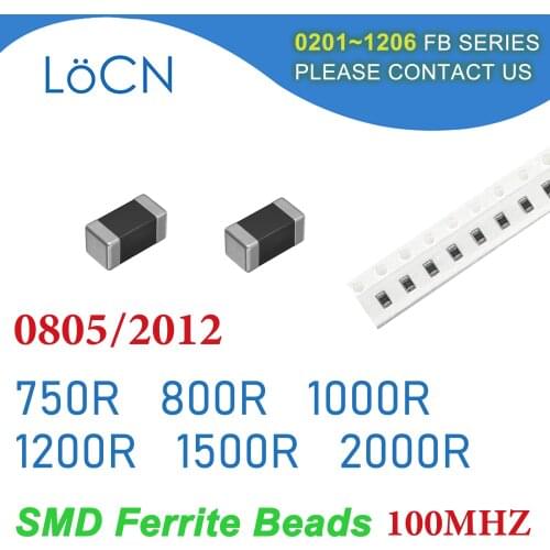 4000PCS 0805/2012 100MHZ SMD Ferrite Beads 750R 800R 1000R 1200R 1500R 2000R Chip Inductor Multilayer 25% High Quality