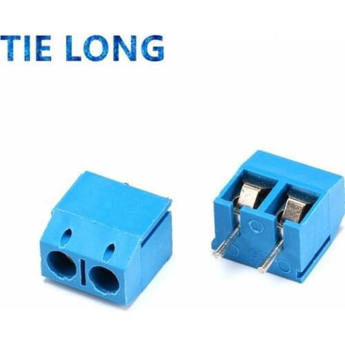 50pcs 5.08-301-2P 301-2P 2 Pin Screw Terminal Block Connector 5mm Pitch