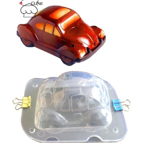 Aouke Molds 3D Chocolate Mold CarCandy Sugar Paste Molds Cake Decorating Tools for Home Baking sugar craft P145