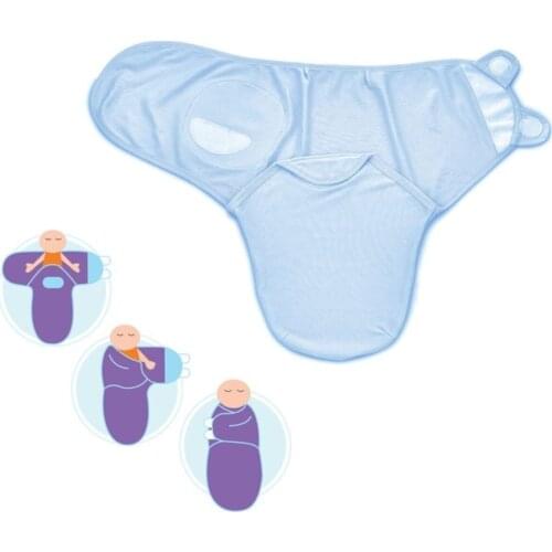 Combed cotton Swaddle Blue